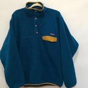 Patagonia Men's Blue Fleece Sweater